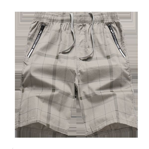 

men's shorts summer 2023 large size quick dry breeches bermuda male elastic stretch zipper pocket casual loose men beach pants 230329, White;black