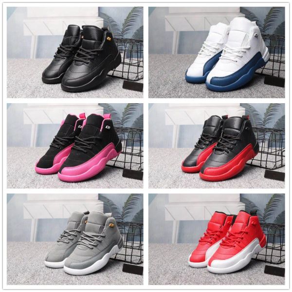 

kids shoes j 12s 12 boy girl basketball toddler retro boys girls trainers black deadly pink red athletic sneakers big kid shoe children desi