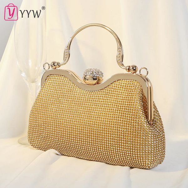 

evening bags women clutch bag diamond female silver day wedding purse party banquet blackgold bolsas mujer 230329