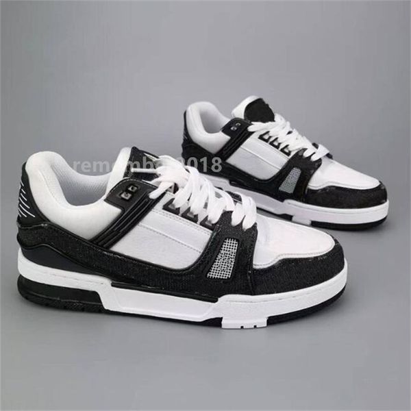 

2023 designer sneaker virgil trainer casual shoes calfskin leather abloh white green red blue letter overlays platform low sneakers size 36-, White;red