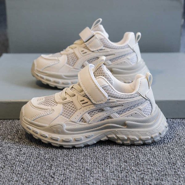 

athletic outdoor korean version ins spring and autumn new boys' and girls' sneakers fashion breathable children's dad shoes w, Black