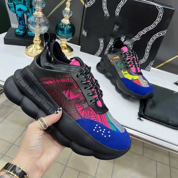 

italy casual shoes reflective height reaction sneakers triple black white multi-color suede red blue yellow fluo tan luxury men women design