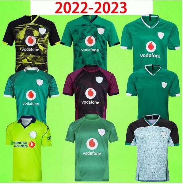 

2022 2023 ireland rugby league jersey champion national team home court away retro game green t shirt polo jacket vest training wear suit 20, Black;gray