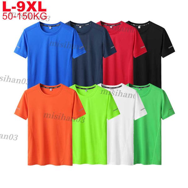

men's polos plus size 6xl 7xl 8xl 9xl summer big tees quick dry slim fit t-shirt men sport mesh short sleeve oversized t shirts y2303, White;black