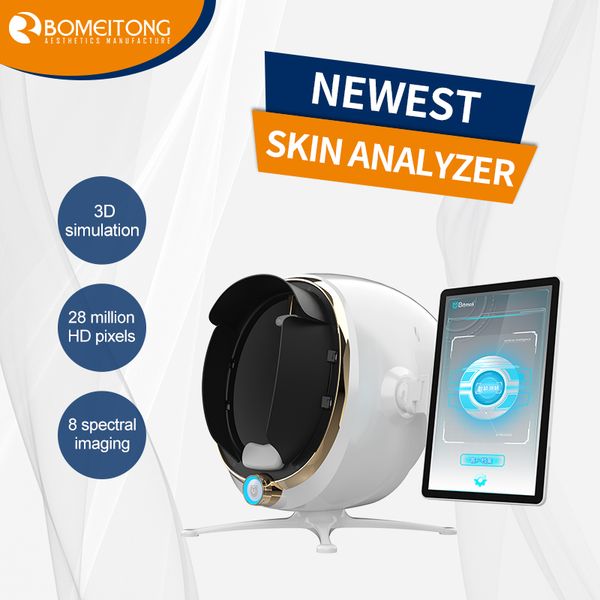 

portable 3d skin analyzer machine face derma scanner machine