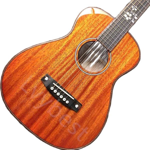 

lvycustom 36 inch full mahogany solid spruce acoustic guitar