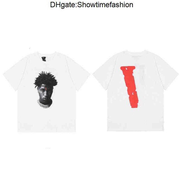 

youngboy co branded men's t-shirts panther big v short sleeve vibe loose hip hop t-shirt pvsn, White;black