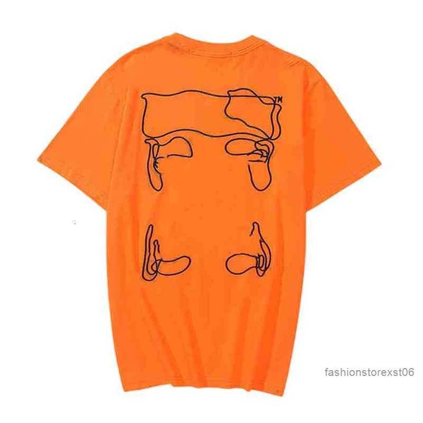 

men's t-shirts t-shirts off offs white irregular arrow summer loose casual short sleeve t-shirt for men and women printed letter x on t, White;black
