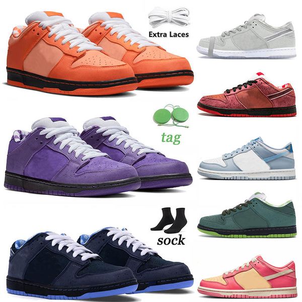 

news 2023 arrival mens dunks low running shoes size 45 white blue green orange purple red lobster concepts blue iridescent womens sneakers j