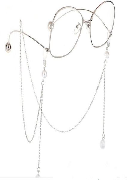 

women sunglasses chain accessories metal multilayer chain pearl pendant eyeglasses chain factory whole 3212454