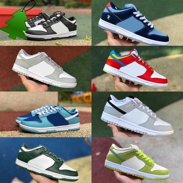 

2023 dunkes men women running shoes sb white black grey fog why so sad fruity pebbles bart simpson argon la dodgers paisley pack orange reve