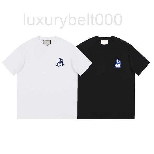 

women's t-shirt designer 2023 summer new luxury fashion rabbit year embroidery men's loose short sleeve t-shirt 194c, White