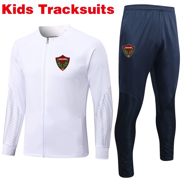 

2023 hatayspor kids mens tracksuits boys soccer tracksuit sportswear sets sports sweatershirts sweatpants children football training clothes, Gray