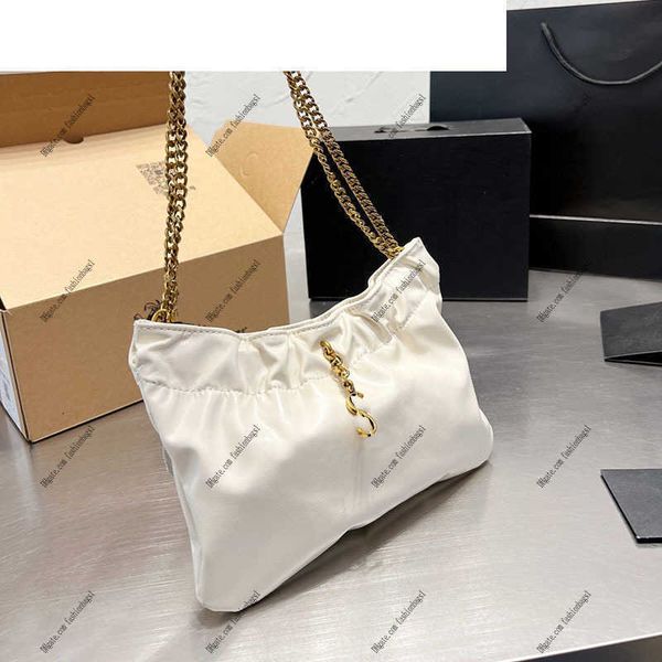 

evening bags cc bag luxury brand shoulder bags women crinkle cloud designer underarm bag fashion classic oil wax leather calfskin two tone m