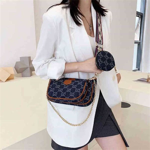 

2023 designer bag super bag women's versatile broadband single shoulder advanced sense chain mahjong bag