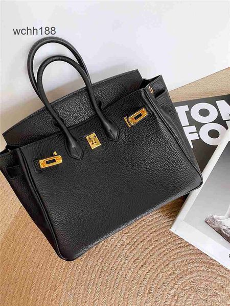 

one birkins woman bags designer versatile 2023 bag oblique cowhide handbag capacity shoulder large straddle 30cm women ddeb