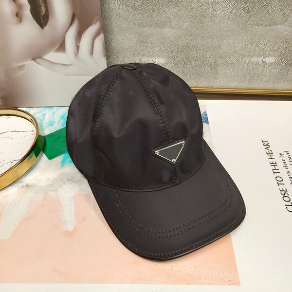 

2023 new style womens fashion baseball caps canvas sunshade fitted hat with calfskin patch cotton lining cappello soft designer hat luxury, Blue;gray