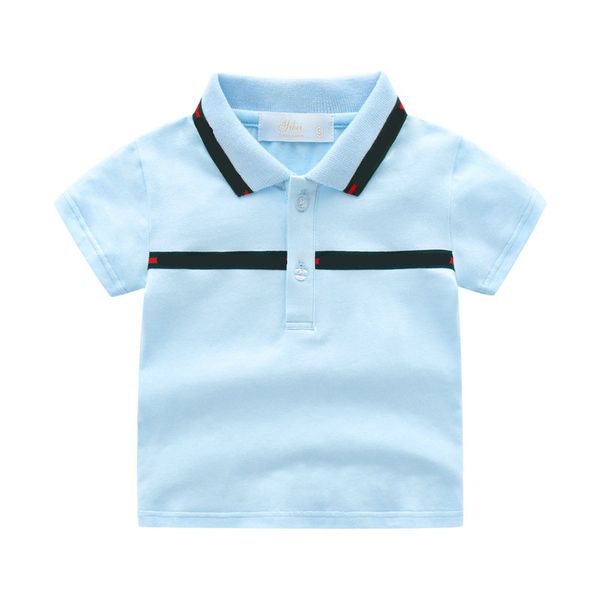 

Baby Boy Kids Polo Shirt Summer Short Sleeve Tops Cotton Turn Down Collar Sport Holiday Boys Shirts Outfits, Multi