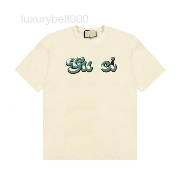 

women's t-shirt designer 2023 rabbit exclusive new luxury fashion jelly letter print men's short sleeve t-shirt 4wdn, White