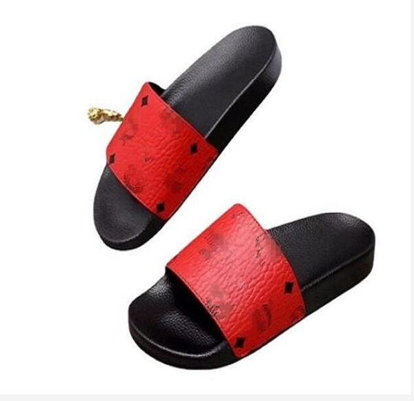 

2023 new slippers summer beach flip-flops women's printed letter casual slippers men's large size flip-flops with box high-quality, Black