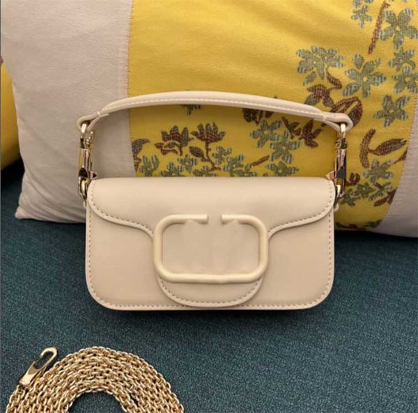 

light luxury leather women's bag new senior sense v chain bag net red in the ancient baguette bag portable crossbody bag