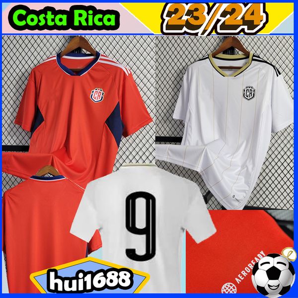 

23/24 costa rica soccer jerseys world cup #10 bryan #5 borges c a.contreras 2023 2024 vargas duarte #7 a.contrera venegas j.campbell torres, Black;yellow