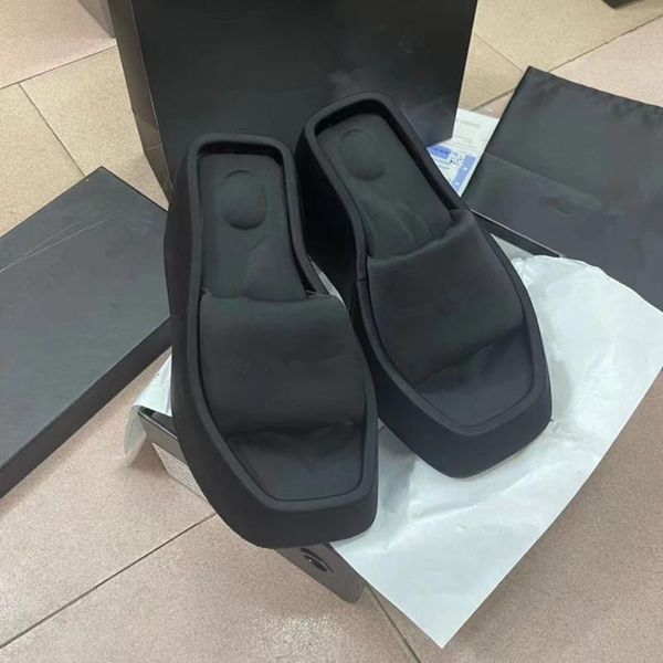 

sandals slide sandal designers heel sandals for womens slippers sandals famous designer women slides slipper air mags leather rubber flat sh, Black