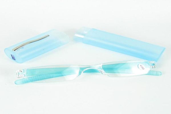 

platic tube reading glasses slim eyeglasses plastic reading eyewear pc power lens mixed colors with 20pcs6855064