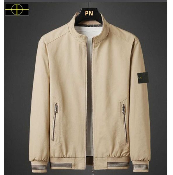 

a1 plus size coat stone jacket fashion designer men's island jackets spring autumn is land outerwear trench coat zipper clothes outerwe, Black;brown