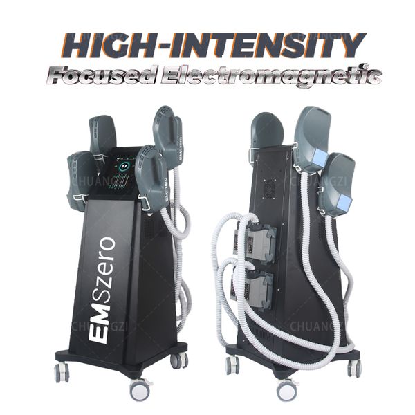 

dls-emslim 2022 the new neo 5000w 13 tesla hi-emt machine with 4 pcs rf handles with pelvic stimulation pads optional emszero