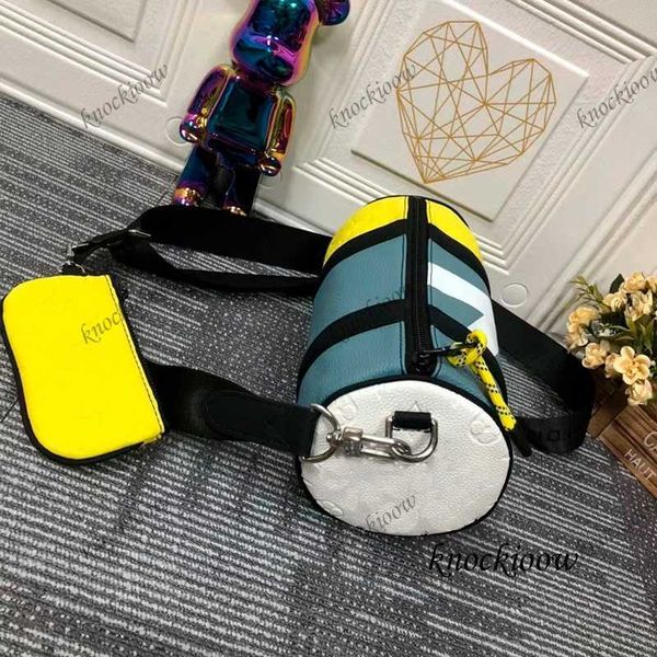 

branded shoulder bag 2 sets of cylinder bag 2023 new fashion crossbody bag tote bag handbag purse handbag removable shoulder strap cow leath
