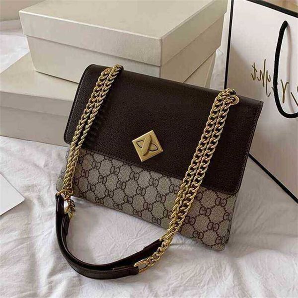 

2023 designer bag small 2023 new trend wave bag fashion versatile messenger printed large capacity one shoulder women's bag
