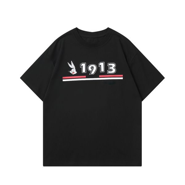 

summer 2023 polo shirt designer men's t-shirt high arc brand family short sleeve classic men's and women's loose p&8 l3, White;black