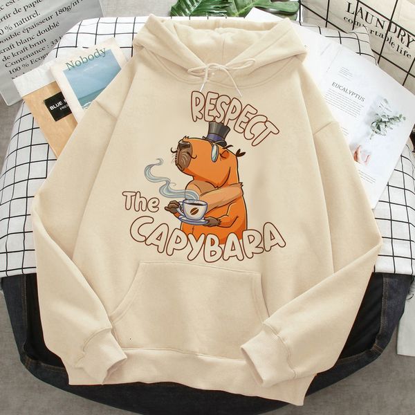

men's hoodies sweatshirts capybara 230329, Black