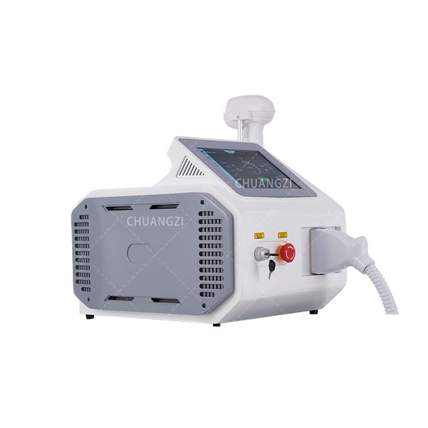 

808nm diode laser hair removal machine 2000w depilation equipment three wavelengths ice titanium device professional for salon beauty, Black