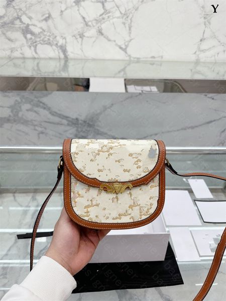 

designers bags luxurys brand bag triomphe besace messenger teen women shoulder bag 2023 mini handle cleo hobo purses crossbody bag shoulder