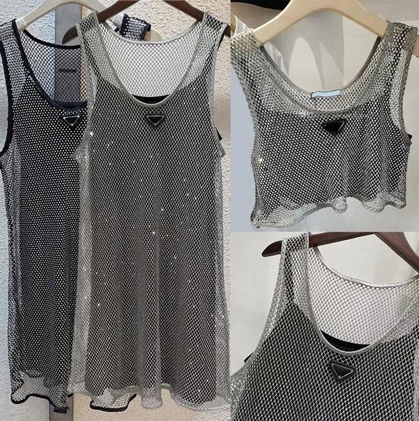 

Basic Casual Dresses Sleeveless Womens Dress Hollowed Black Satin Sling Shiny Hollow Vest 2pcs Set Denim Bra Tops Size S-L V68I, Gray1