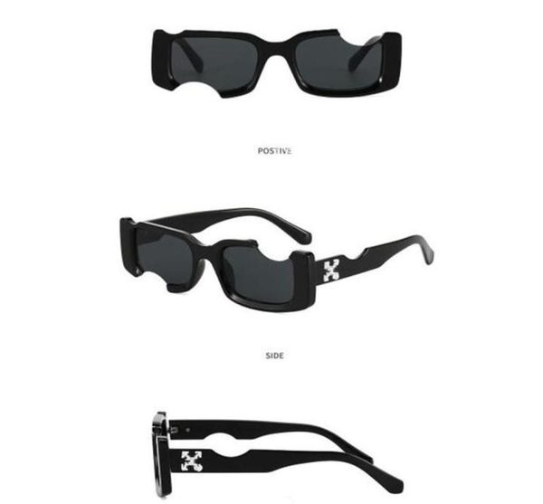 

sunglasses 2021 cross border web celebrity hiphop personality glasses notch do whimsical whole2523974, White;black