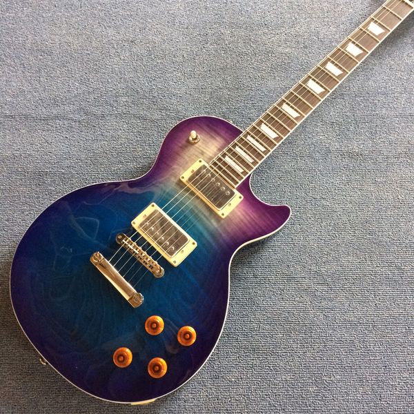 

blueberry cut electric guitar, rosewood fingerboard,mahogany body and neck,frets binding,tone-pro bridge,ing