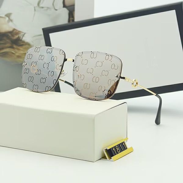 

designer sunglasses for women men new model eyewear special uv 400 protection letters leg double beam metal frame outdoor brands design 1760, White;black