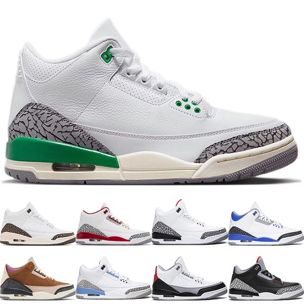 

3s basketball shoes jumpmans 3s retros lucky green white cement j3 reimagined black gold unc cardinal red dark iris mens sneakers sports tra