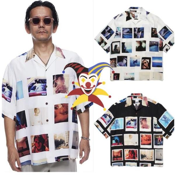 

hawaiian short sleeve shirt men women casual beach shirts, White;black