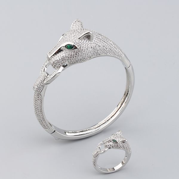 

mens gold torque leopard diamond bangle bracelet silver designer bangle hard jewelry femme set love women men couple bracelets jewlery party, Black