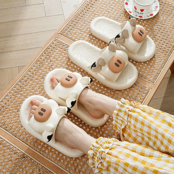 

slippers eva sandals and for women in summer cartoon cute couples can wear antislip soft men at home 230329, Black