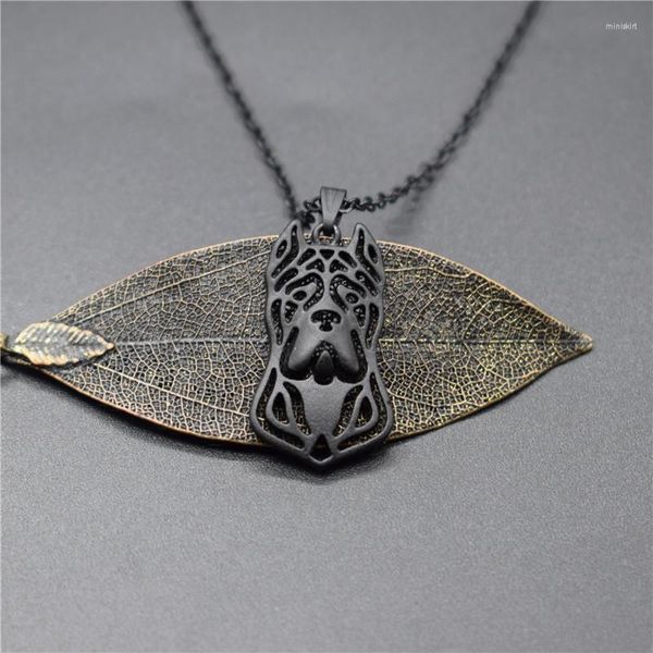

pendant necklaces 4 colors american pitbull charm necklace trendy metal dog jewellery women jewelery 6b5h, Silver