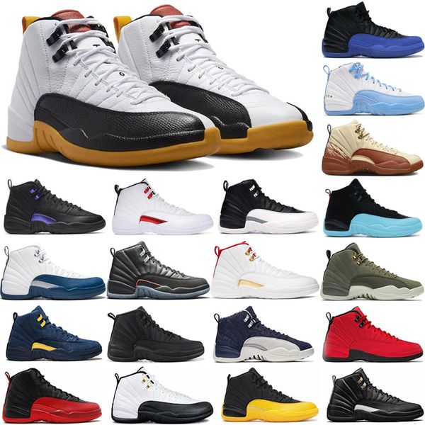 

2023 Jumpman 12s Basketball Shoes 12 Stealth A Ma Maniere University Blue Black Royalty Taxi Playoffs Utility Cherry Low Easter Flu Game Men Sports Sneakers 40-47