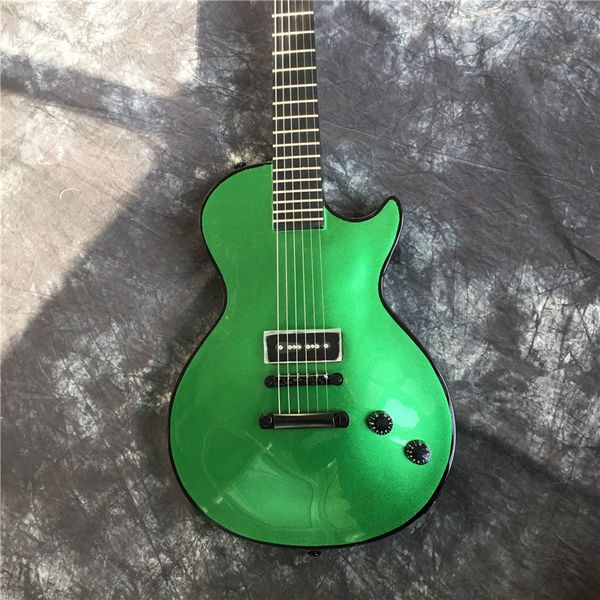 

electric guitar green beautiful silver powder suneye guitar chinese electric guitar dw3ty