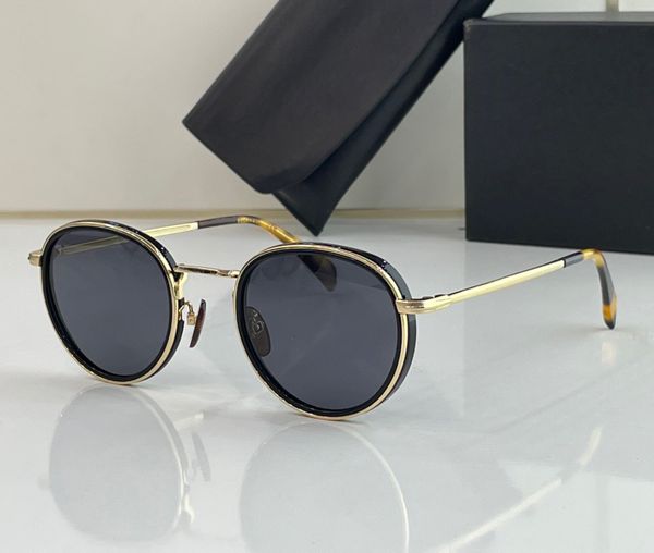 

fashion designer 1033 sunglasses for mens classic vintage metal round sun glasses summer simple temperament style anti-ultraviolet come with, White;black