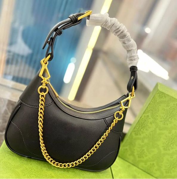 

luxury designer bags women handbag leather shoulder bag classic letter shell moonlight armpit bag fashion casual crossbody