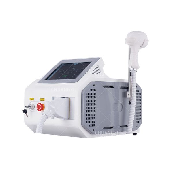

2000w ice platinum 808nm diode laser hair removal machine 755 808 1064 remove hair epilation laser device, Black